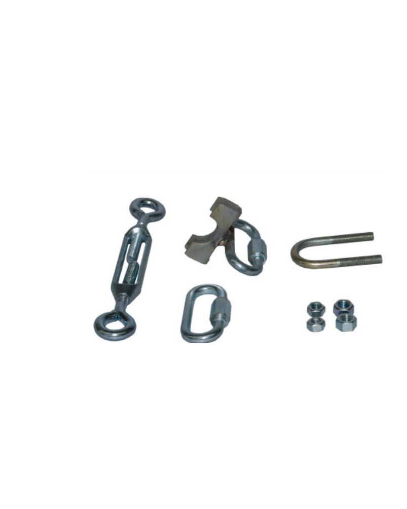 Trousse de collet tendeur mini-ovale pour tube d'abri d'auto Harnois