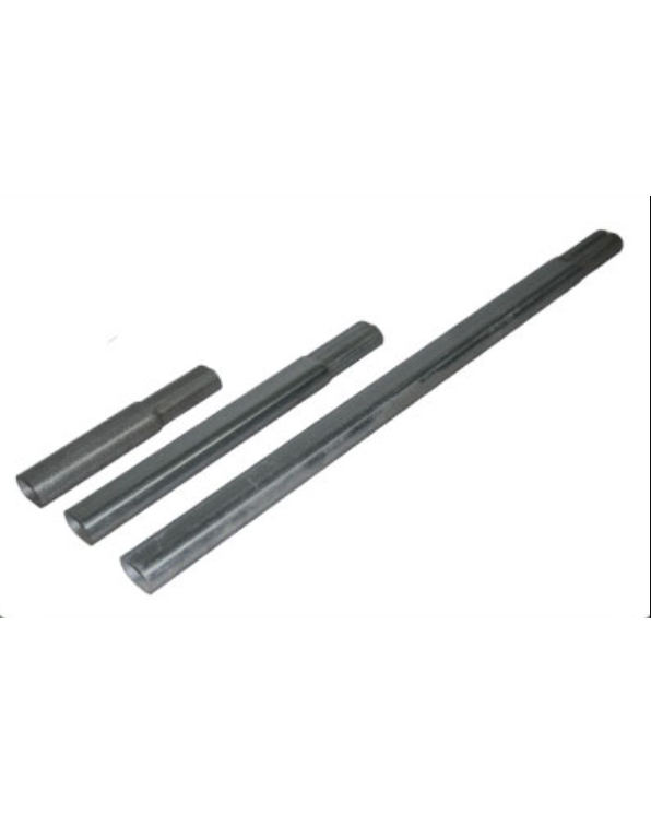 Mini-oval tube extensions for a Harnois car shelter frame