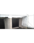 Flap for the fabric of a Harnois car shelter